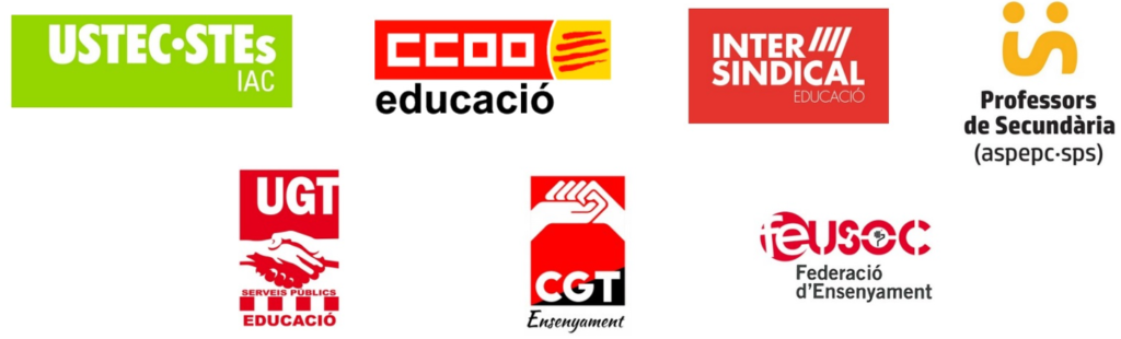 logos sindicats 28 mar 2022