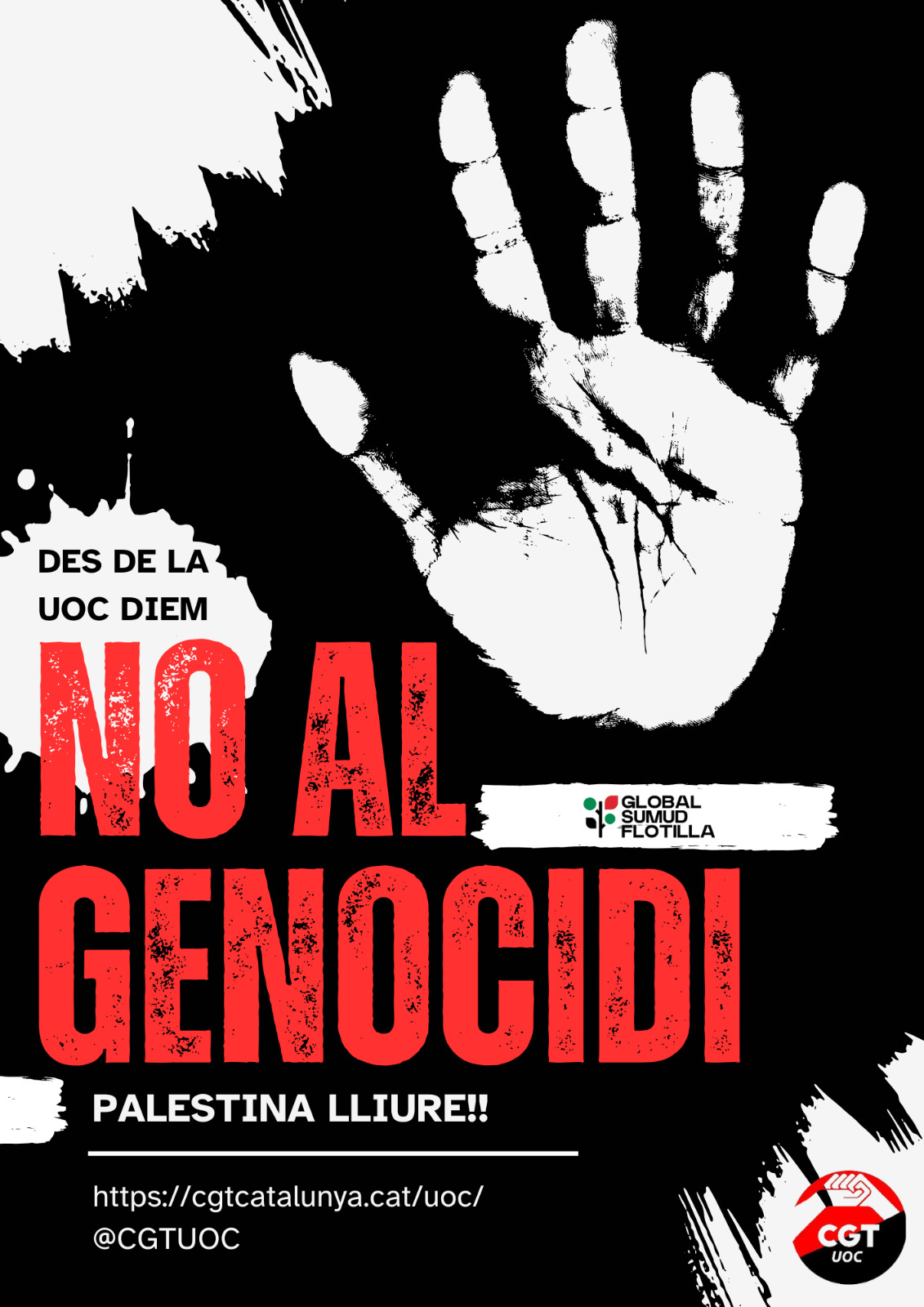 No al GENOCIDI - CGT UOC