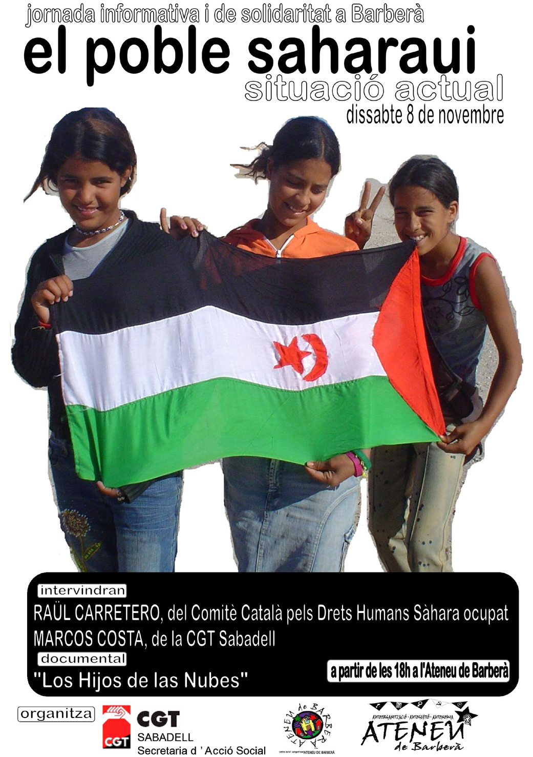 cartell jornada Sàhara