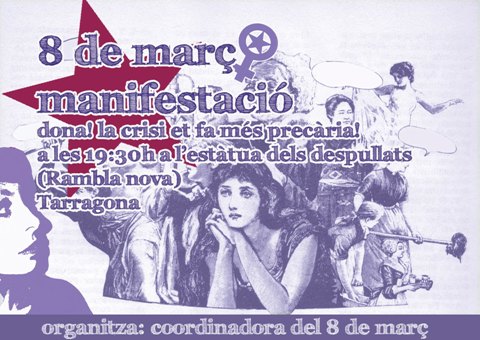 Cartell 8 març Tarragona