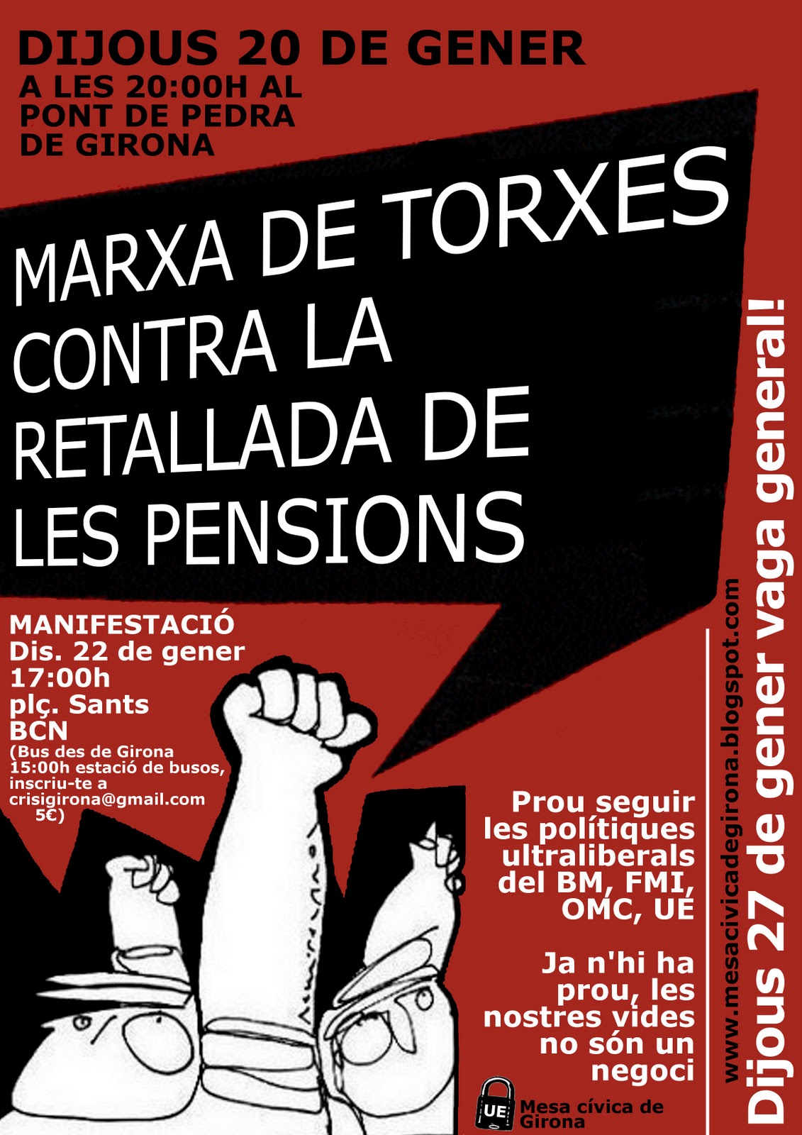 cartell 20 gener Girona