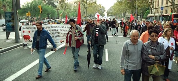 Manifestació Barcelona 18N