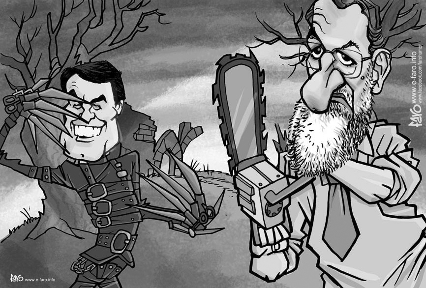 Rajoy i Mas els retalladors