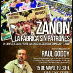 Cartell Xerrada Zanon a Igualada