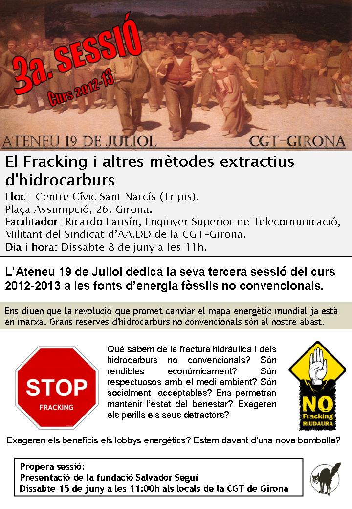 Cartell 8 juny Fracking