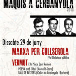 Cartell III Homentage popular maquis Cerdanyola