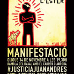 Manifestació Justícia Juan Andrés Benítez